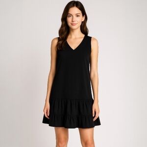 NWOT A New Day | Black V neck sleeveless cottony dress